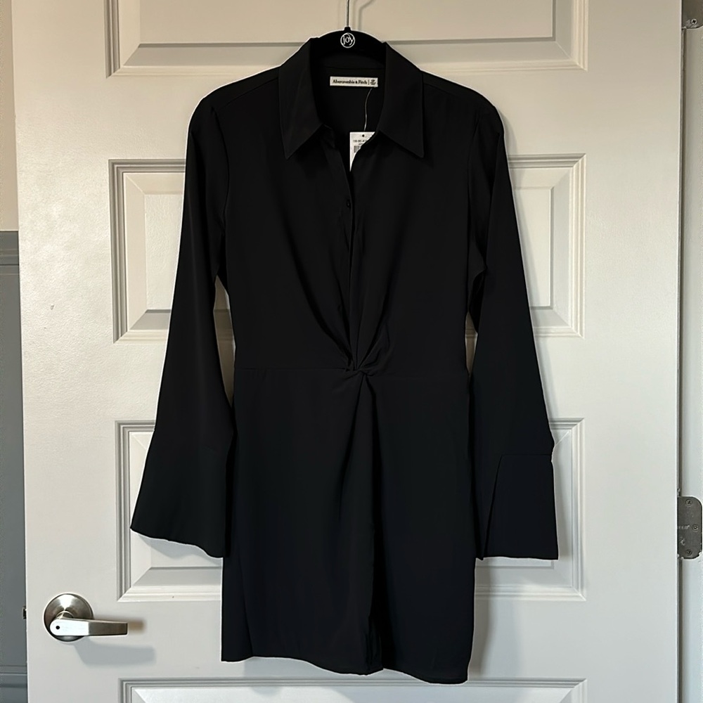 Abercrombie & Fitch Long Sleeve Shirt Dress Size SP